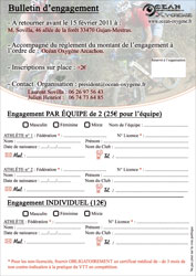 cycles et nature : magasin de vente et de reparation de velo a bordeaux, presente les 3 heures de vtt arcachon organisé par le club ocean arcachon oxygene