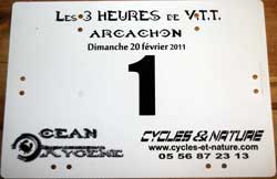 cycles et nature : magasin de vente et de reparation de velo a bordeaux, presente les 3 heures de vtt arcachon organisé par le club ocean arcachon oxygene