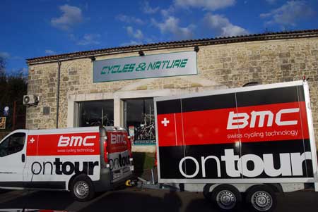 cycles et nature : magasin de vente et de reparation de velo a bordeaux, bmc journée test BMC 2013 VTT et route