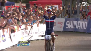cycle, cycles et nature : magasin de vente et de reparation de velo a bordeaux, Julien Absalon, sur BMC, champion du monde 2014 !!!!