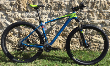 cycle, cycles et nature : magasin de vente et de reparation de velo a bordeaux, VTT CUBE Reaction GTC Pro 2x 29 2016 KIWI