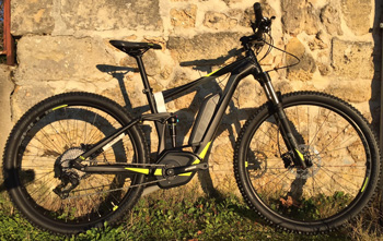 cycle, cycles et nature : magasin de vente et de reparation de velo a bordeaux, VTT CUBE Stéréo hybrid 120 HPA pro 400 2017