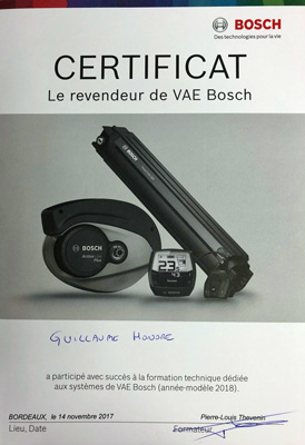 cycle, cycles et nature : magasin de vente et de reparation de velo a bordeaux, VAE, Vélos Assistance Electrique bosch revendeur certifie