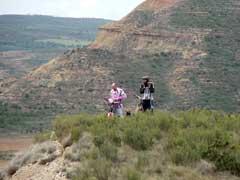 la team cycles et nature aux bardenas !!!