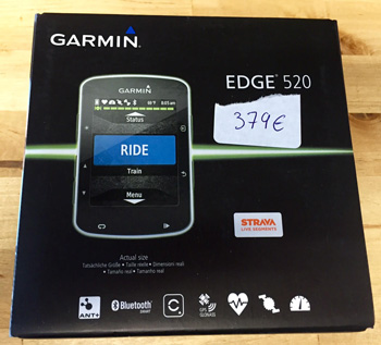 cycle, cycles et nature : magasin de vente et de reparation de velo a bordeaux, garmin GARMIN EDGE 520 2016