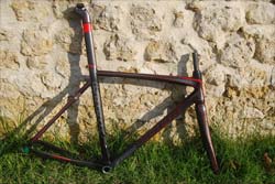 cycle, cycles et nature : magasin de vente et de reparation de velo a bordeaux, look, cadre 586 2011 mat black