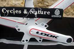 cycle, cycles et nature : magasin de vente et de reparation de velo a bordeaux, look, kit cadre 695 white 2011