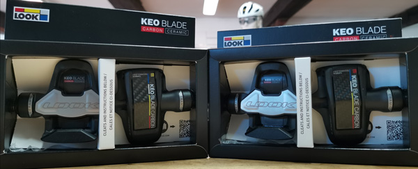 cycle, cycles et nature : magasin de vente et de reparation de velo a bordeaux, PAIRE DE PEDALES LOOK KEO BLADE CARBON CERAMIC 2020