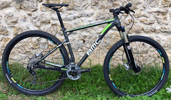 cycle, cycles et nature : magasin de vente et de reparation de velo a bordeaux BMC teamelite TE03 deore slx 2015 roues neuves