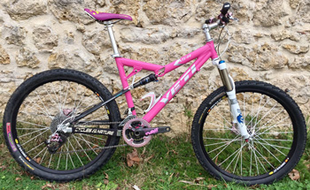 cycles et nature : magasin de vente et de reparation de velo a bordeaux, VTT YETI AS-R PINK 2011 occasion