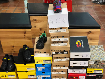 cycles et nature : magasin de vente et de reparation de velo a bordeaux, Liquidation chaussures